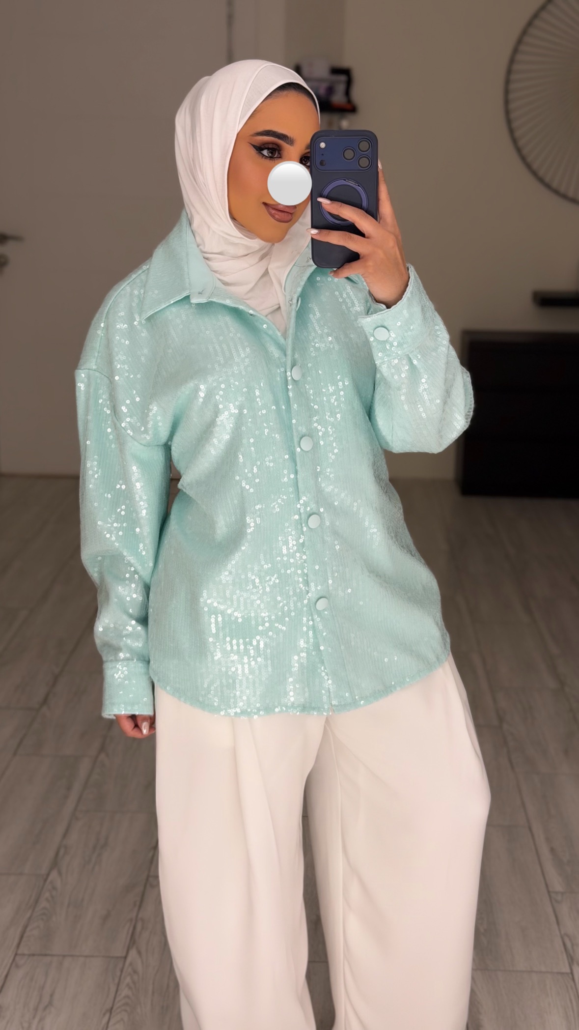 Shinney Shirt - Tiffany - الصورة 5