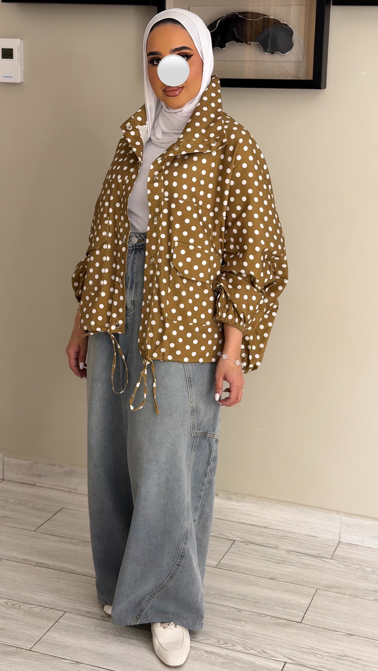 Polka dots jacket - الصورة 10