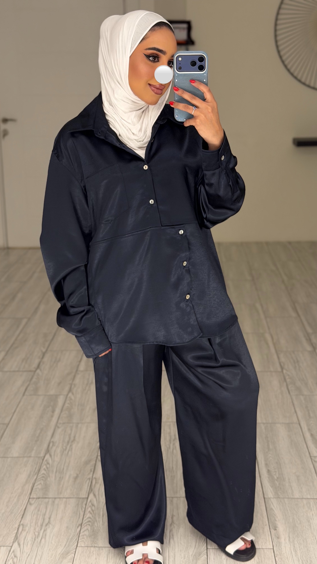 Estelle Set - Navy Silk - الصورة 4