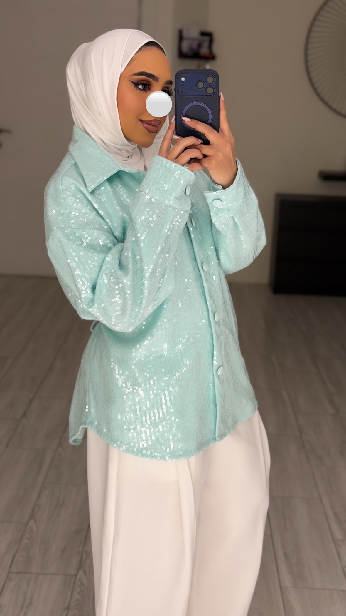 Shinney Shirt - Tiffany - الصورة 4