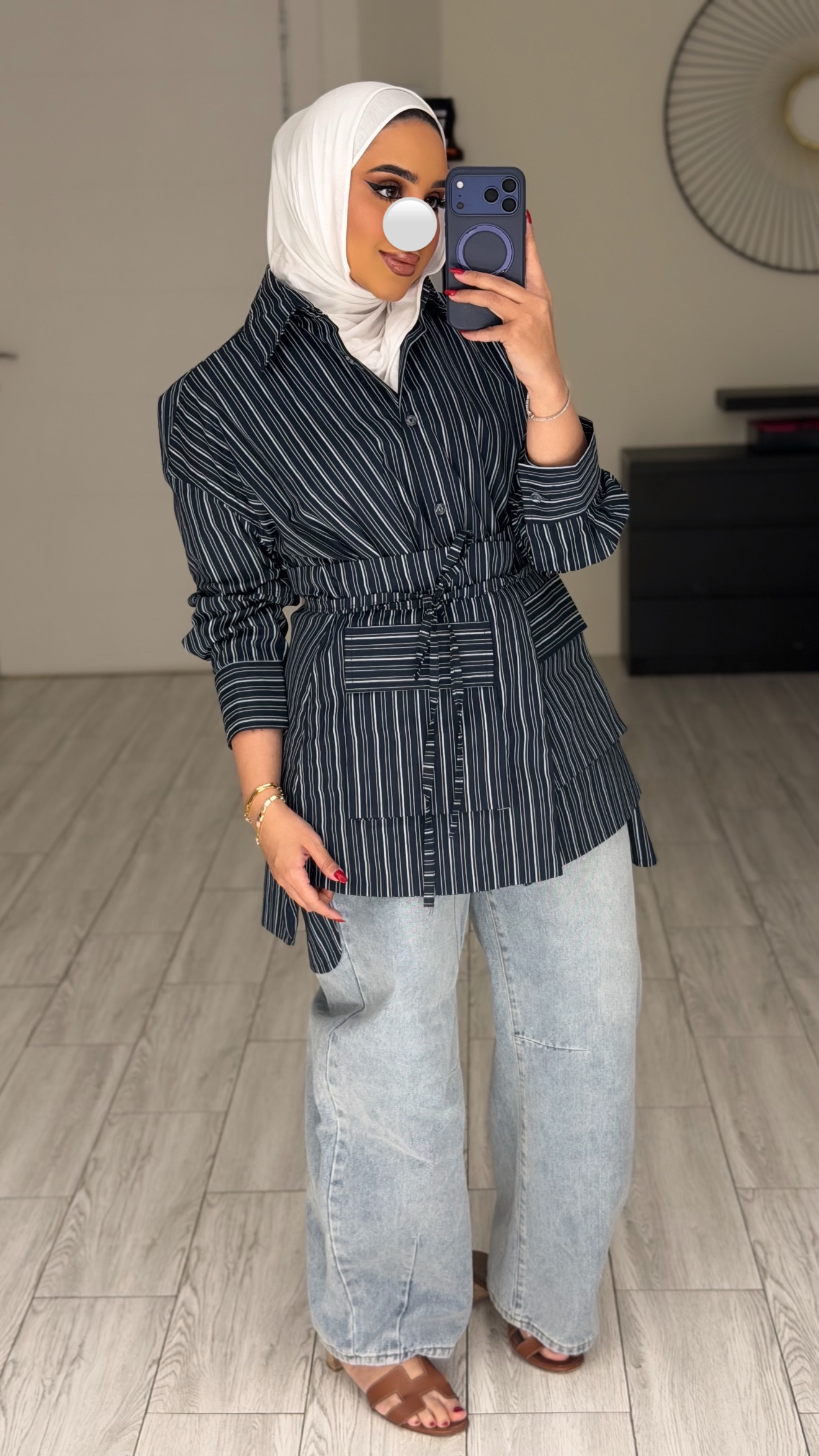 Navy Lines shirt - الصورة 6