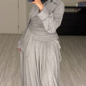 Alternative view of Cotton Set - Grey