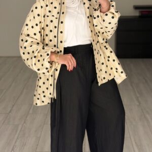 Polka dots jacket - Cream
