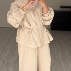 Alternative view of Lines Set - Beige