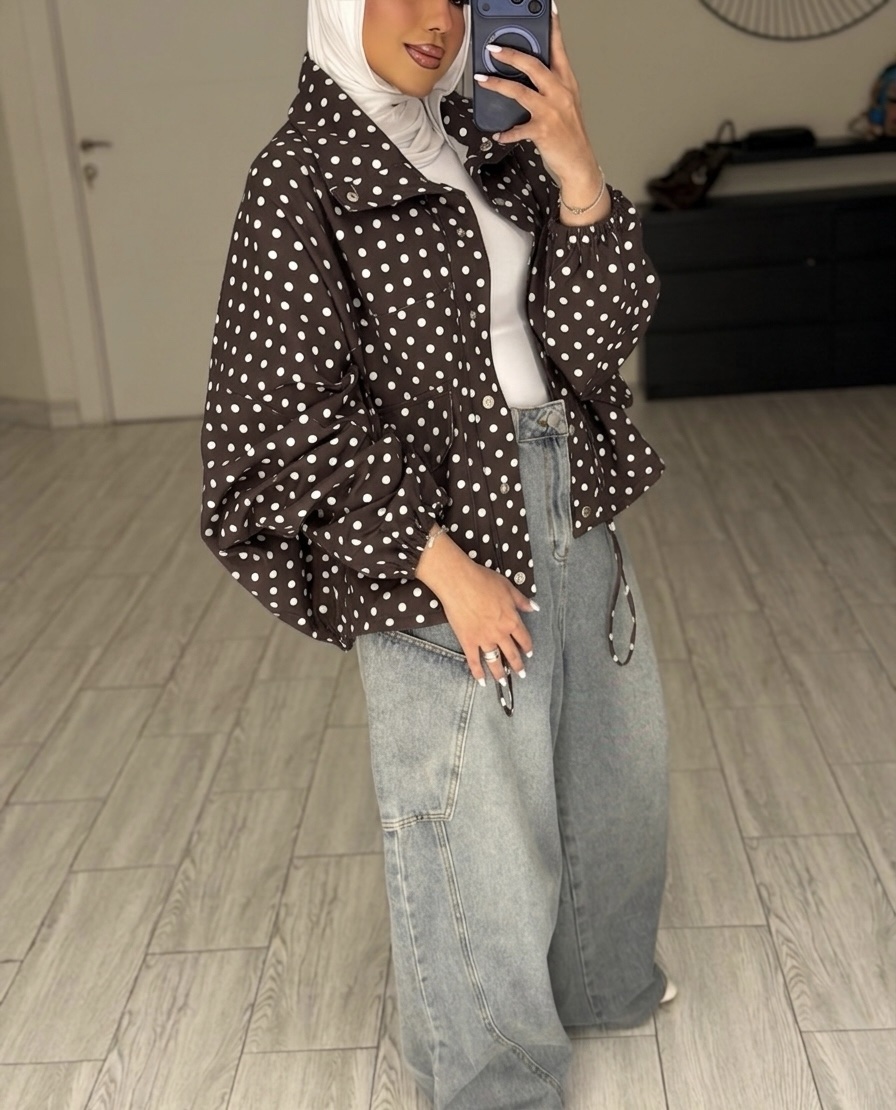 Polka dots jacket - الصورة 3