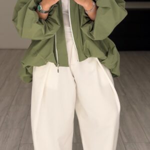 Bomber Jacket - Green - الصورة 6