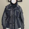Checked Flower Top