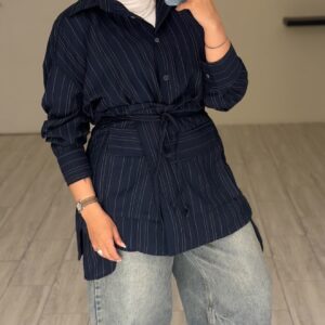 Alternative view of Navy Lines shirt
