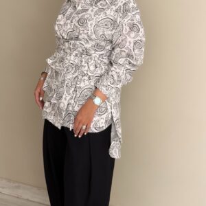Bandana WhitexBlack shirt