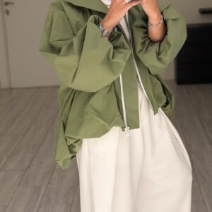 Bomber Jacket - Green - الصورة 3