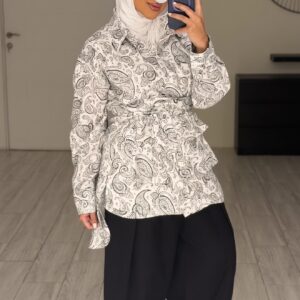 Alternative view of Bandana WhitexBlack shirt