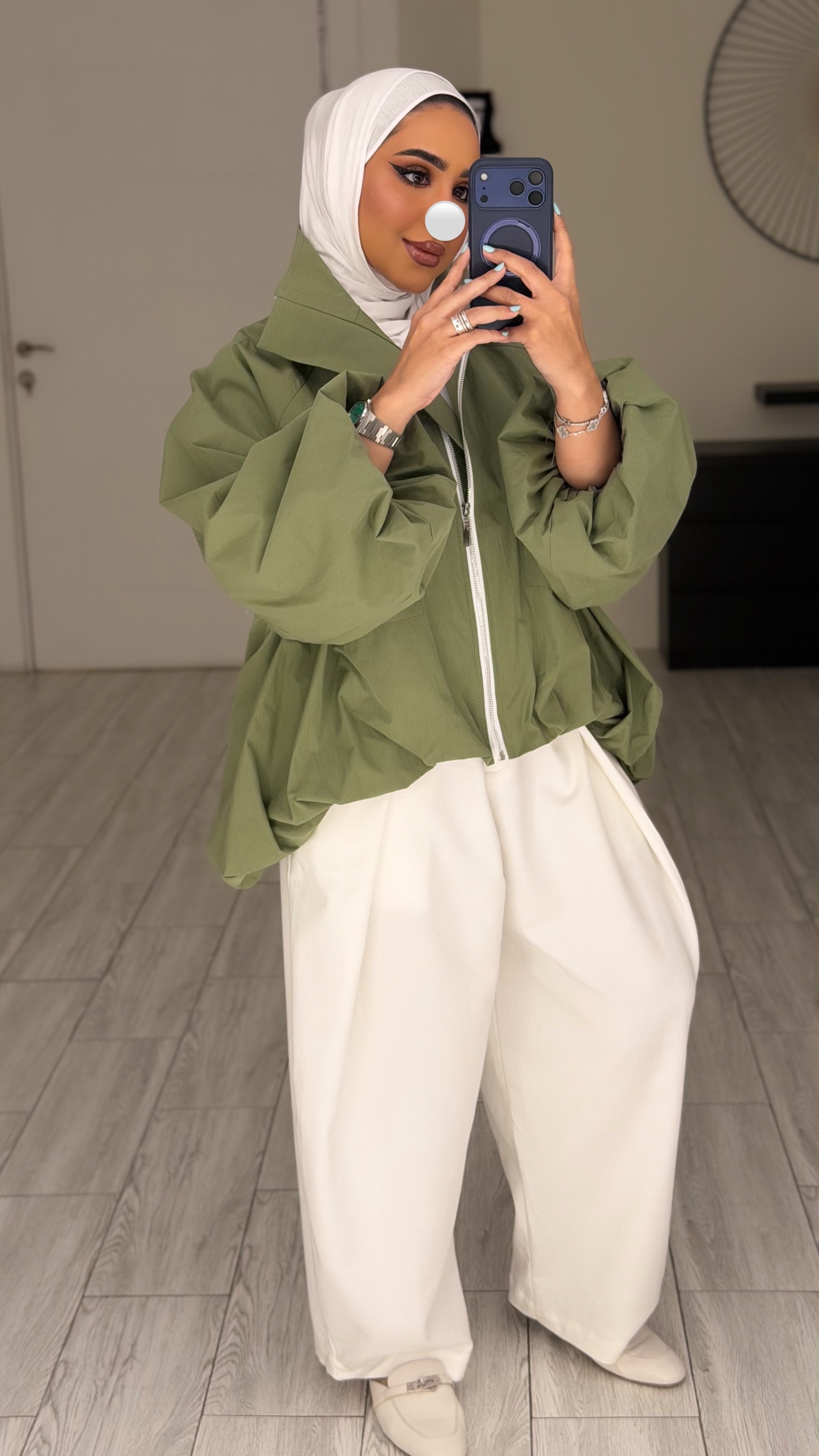 Bomber Jacket - Green - الصورة 4