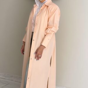 FreeSize Cotton Shirt - Peach - الصورة 4