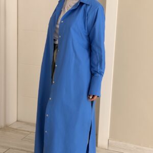 FreeSize Cotton Shirt - Blue