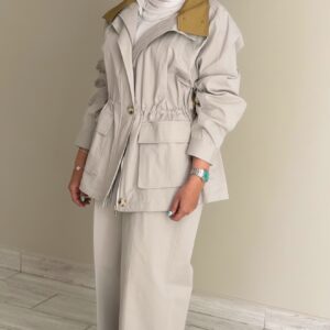 Light GreyXCamel Set - الصورة 4