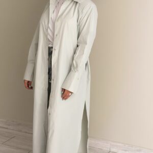 FreeSize Cotton Shirt - Milky Green