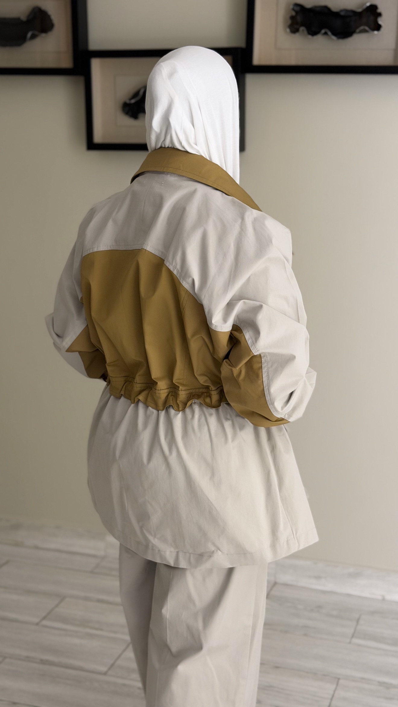 Light GreyXCamel Set - الصورة 6