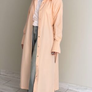 FreeSize Cotton Shirt - Peach