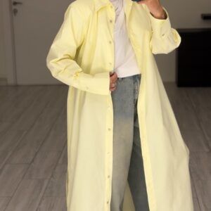 FreeSize Cotton Shirt - ButterYellow - الصورة 5