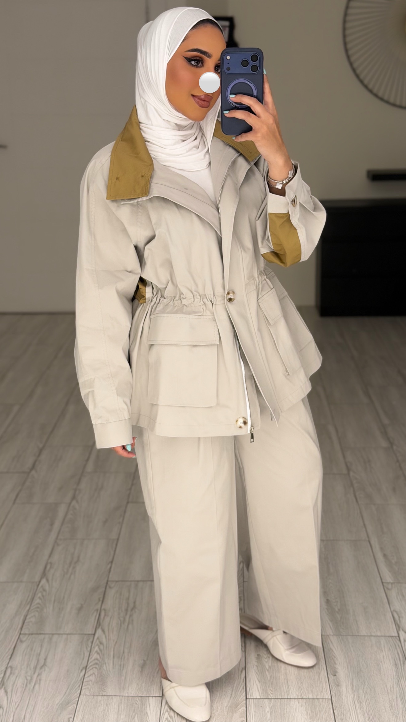Light GreyXCamel Set - الصورة 8