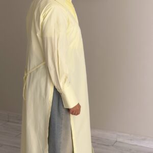 FreeSize Cotton Shirt - ButterYellow - الصورة 6