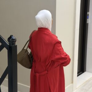 ⁦Poppy Red Linen Set⁩ - الصورة ⁦11⁩