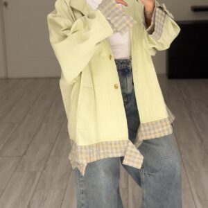 LimeXChecked Jacket - الصورة 3