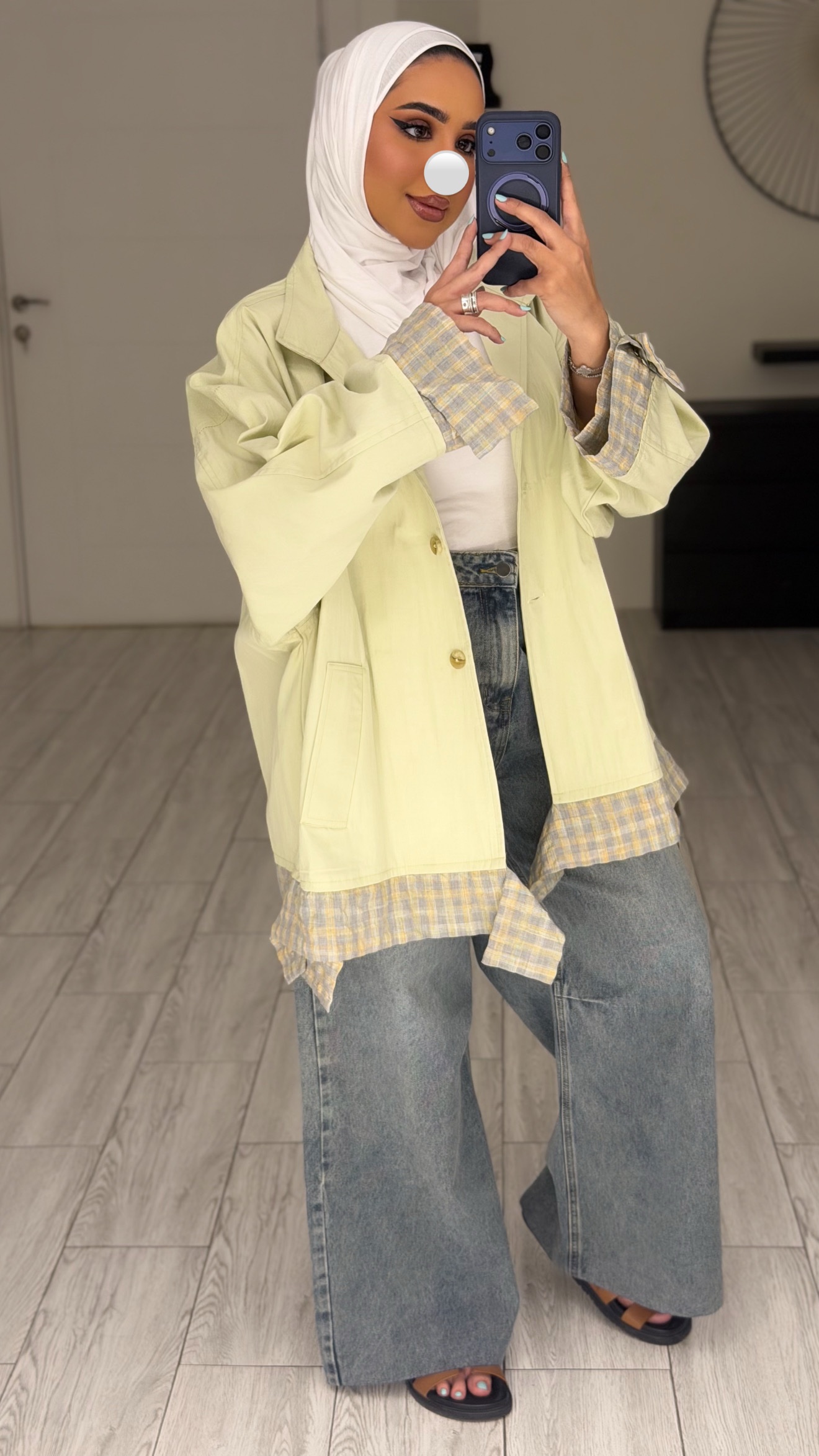 LimeXChecked Jacket - الصورة 3