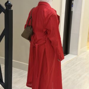 Poppy Red Linen Set