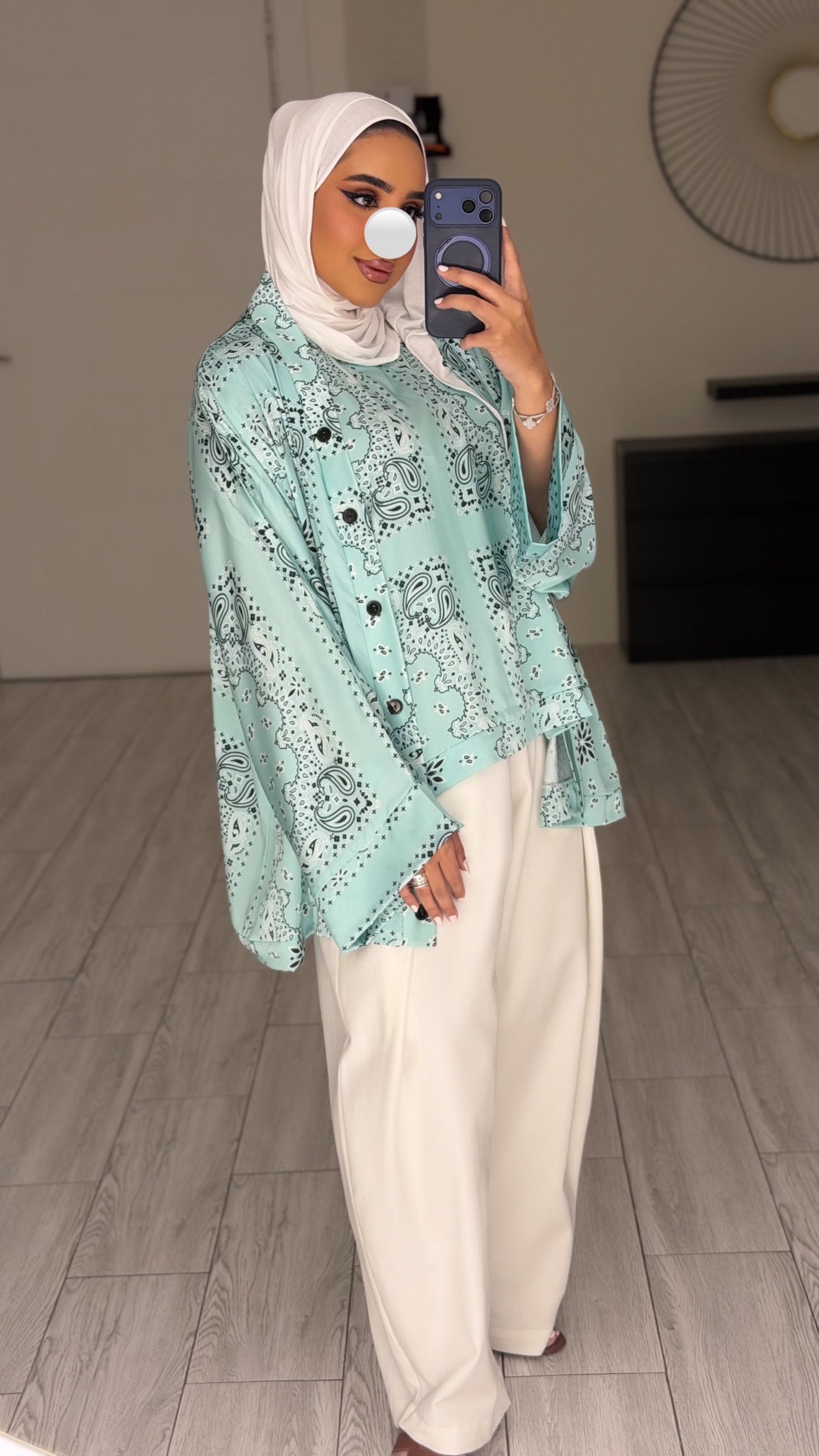 Bandana Silk - Tiffany - الصورة 2