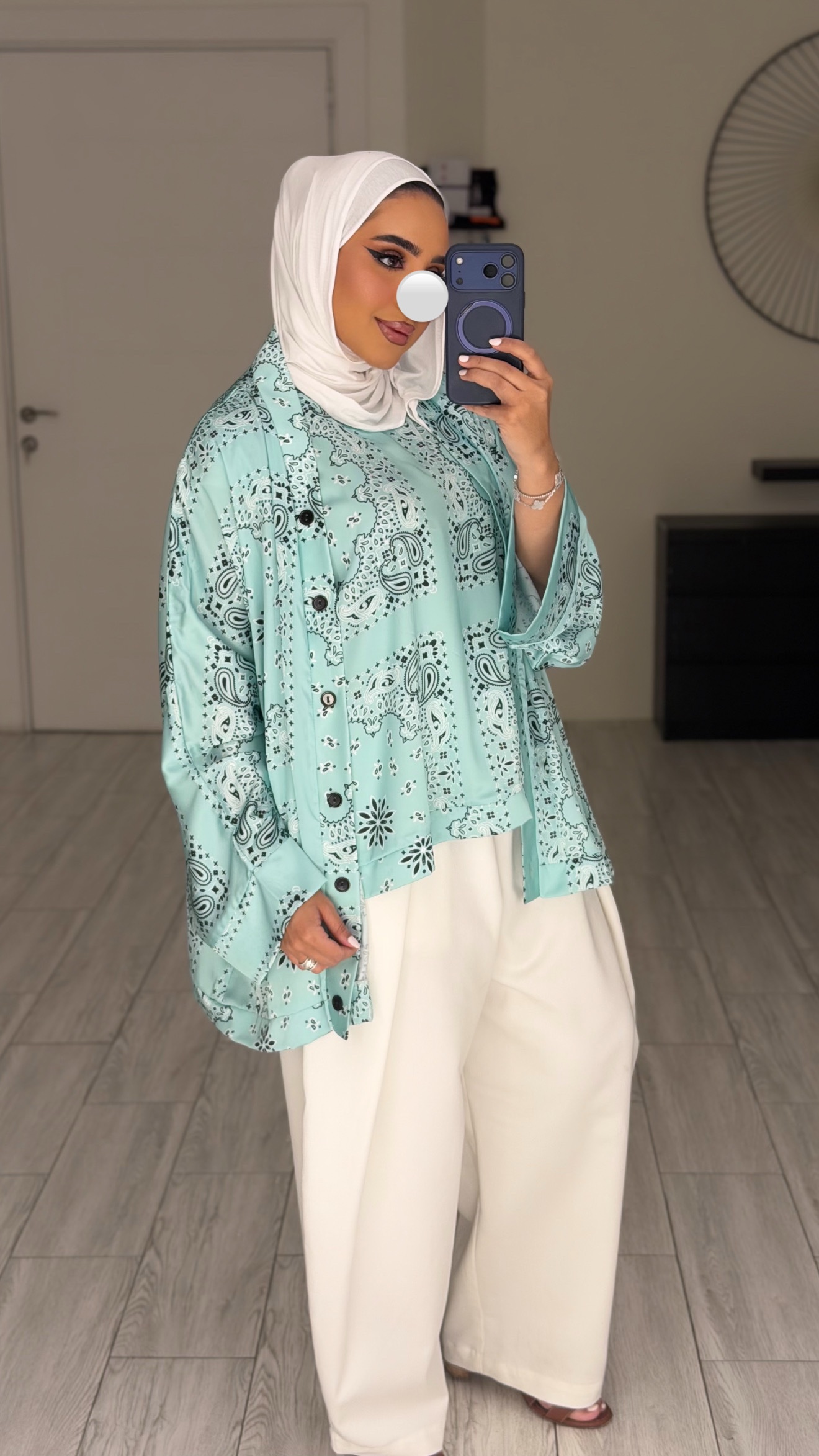 Bandana Silk - Tiffany - الصورة 7