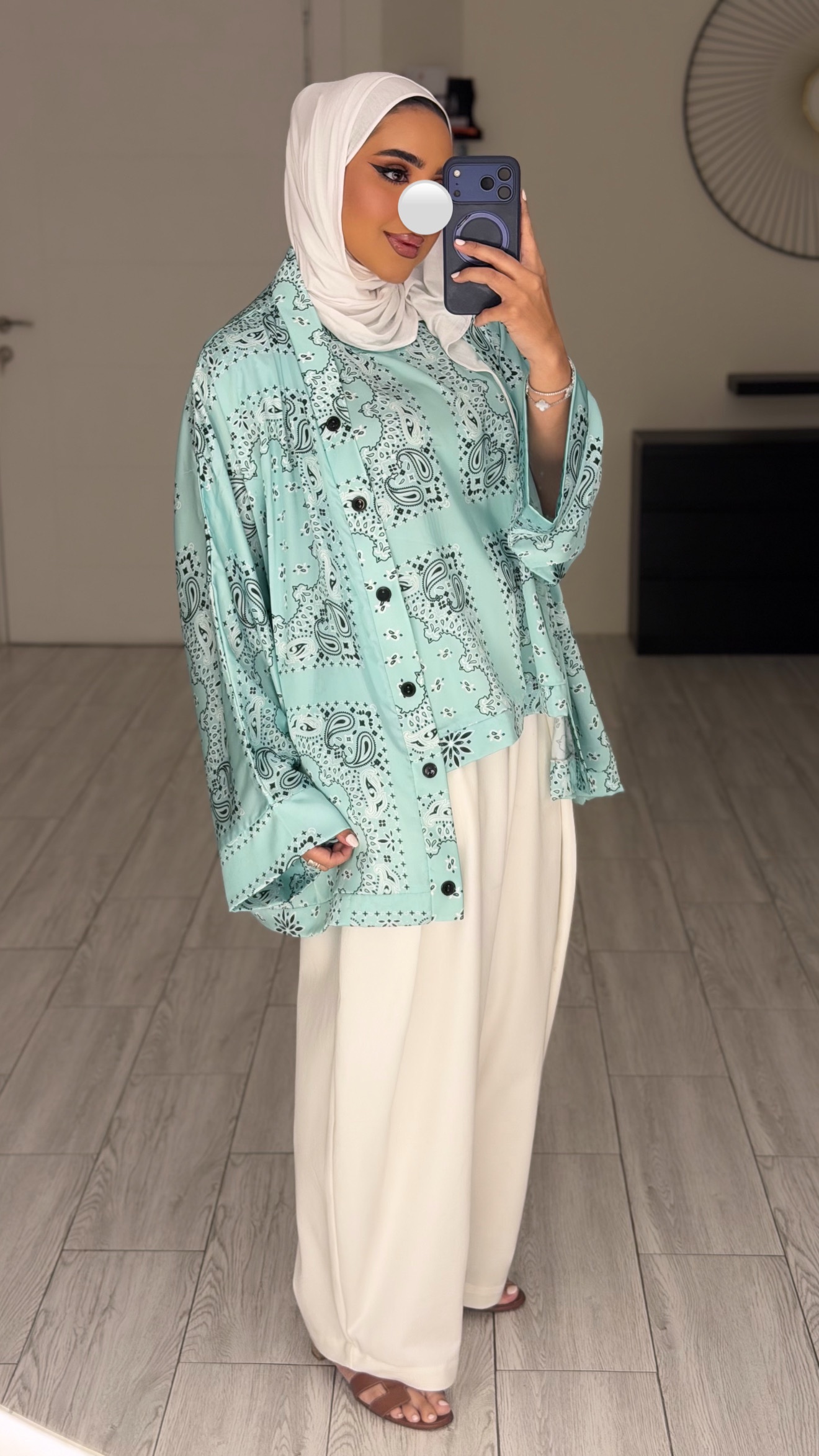 Bandana Silk - Tiffany - الصورة 3