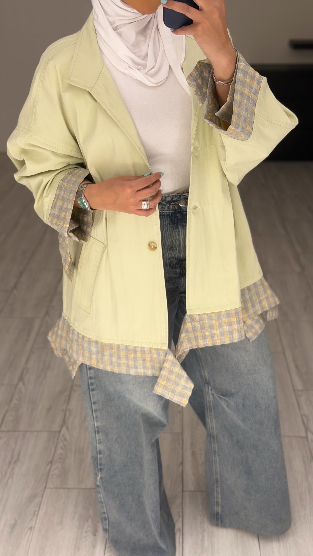 LimeXChecked Jacket - الصورة 9