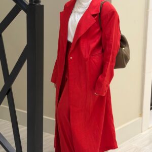 ⁦Poppy Red Linen Set⁩ - الصورة ⁦15⁩