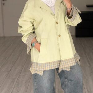 LimeXChecked Jacket - الصورة 4
