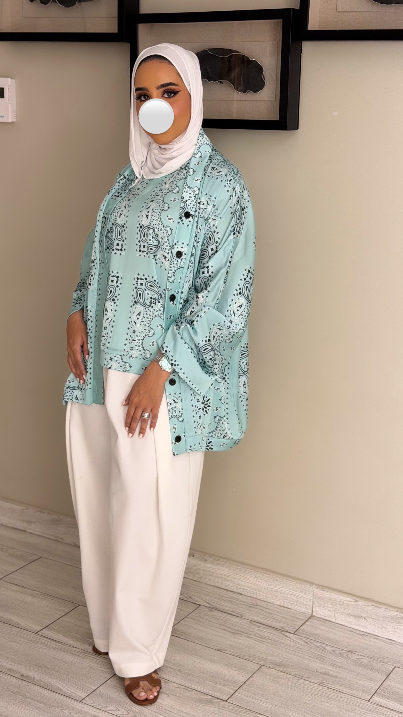 Bandana Silk - Tiffany - الصورة 4