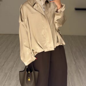 Golden silk jacket