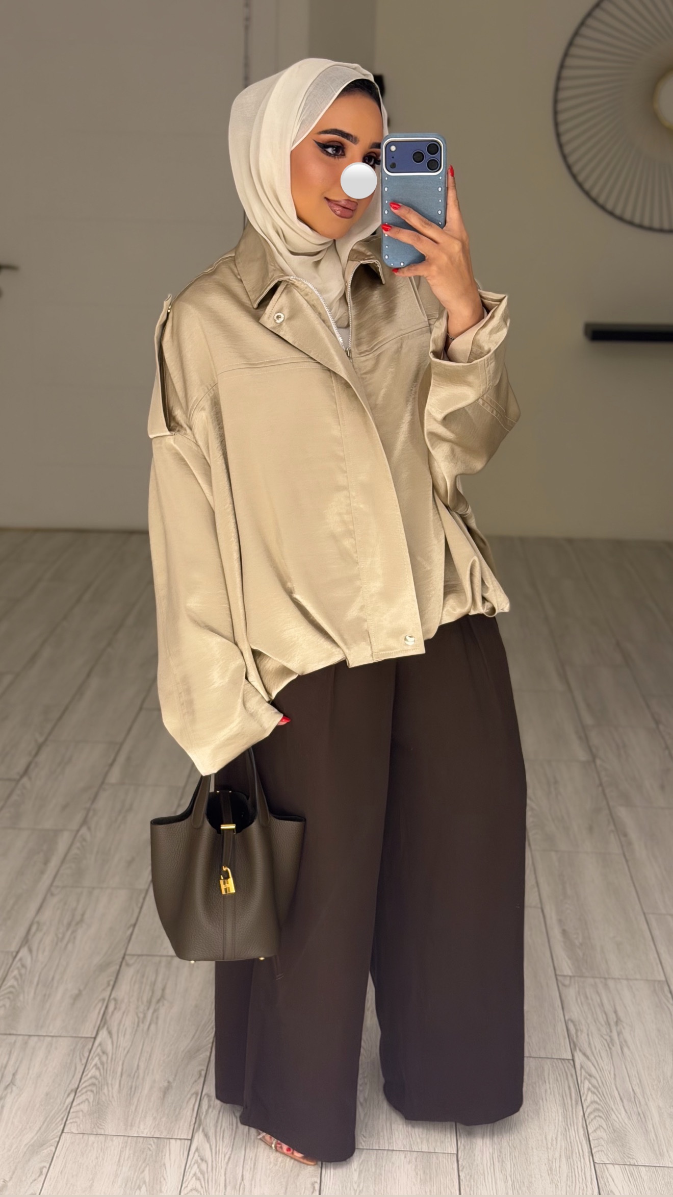 Golden silk jacket