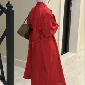 ⁦Poppy Red Linen Set⁩ - الصورة ⁦7⁩