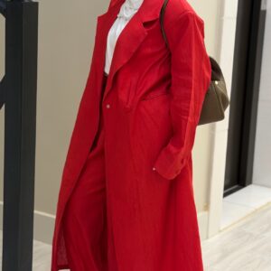 ⁦Poppy Red Linen Set⁩ - الصورة ⁦14⁩