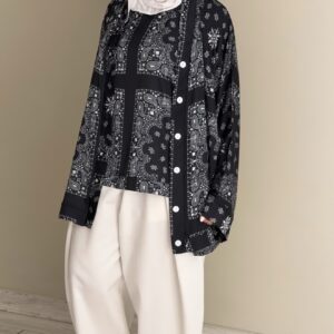 Bandana Silk - Black - الصورة 6
