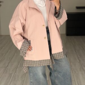 ⁦PinkXChecked Jacket⁩ - الصورة ⁦4⁩