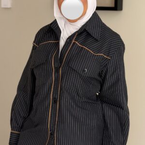 Alternative view of Stripped Shirt -BlackXWhite