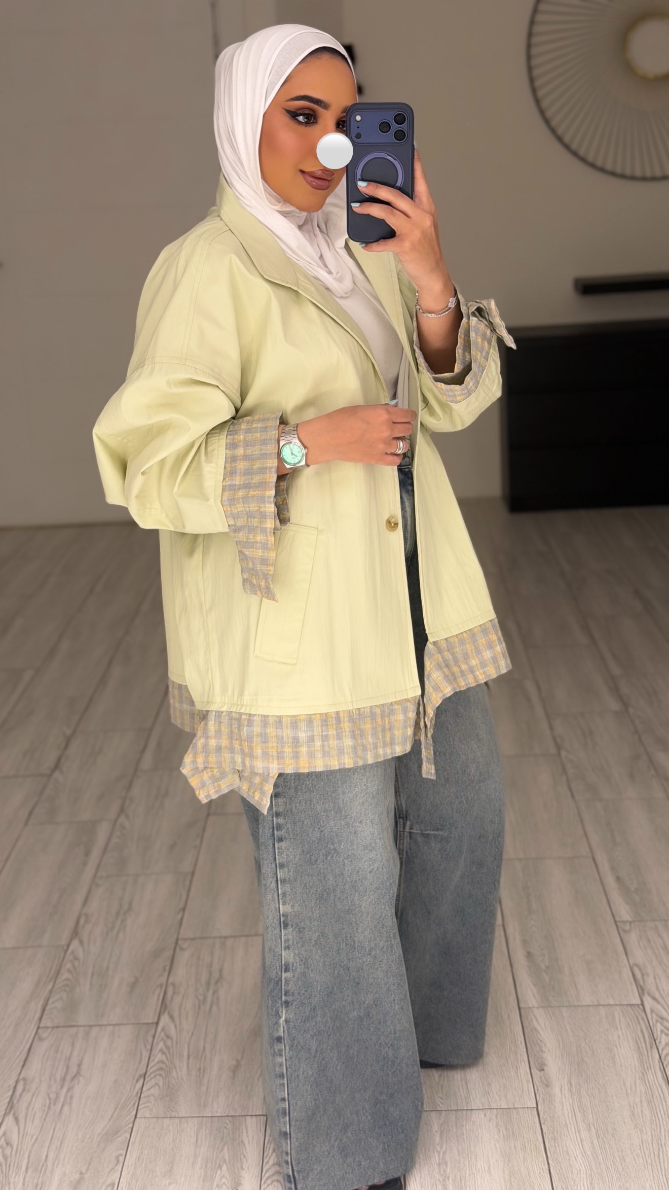 LimeXChecked Jacket