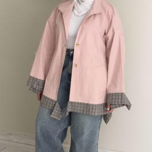 ⁦PinkXChecked Jacket⁩ - الصورة ⁦5⁩