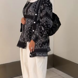 Alternative view of Bandana Silk - Black
