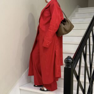 ⁦Poppy Red Linen Set⁩ - الصورة ⁦9⁩