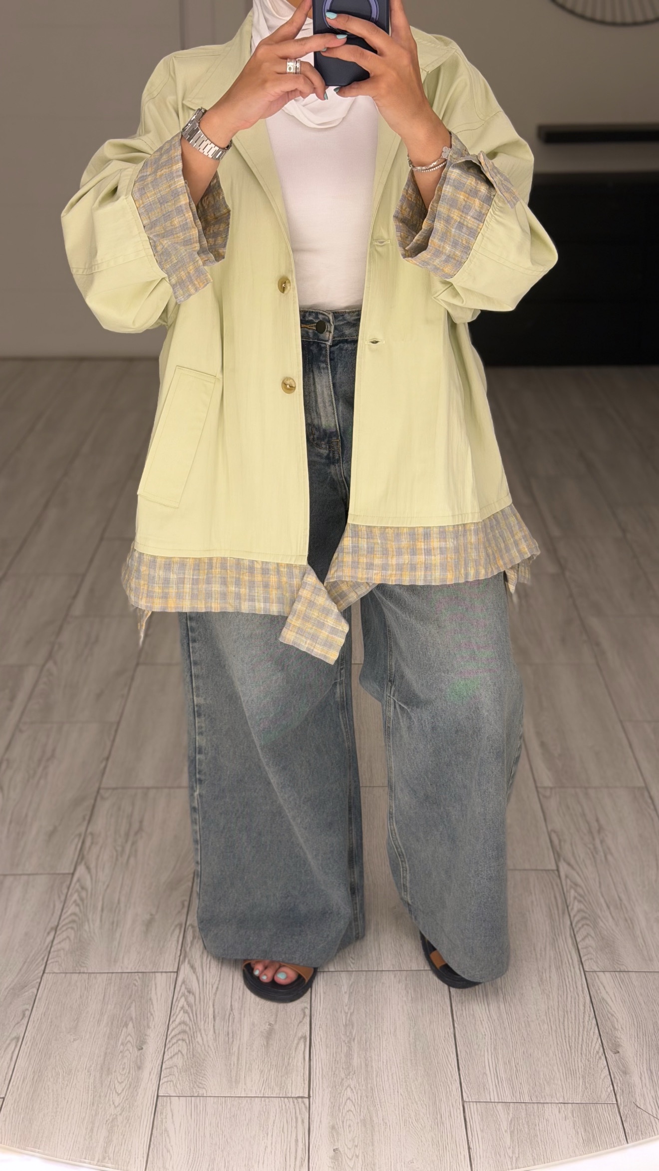 LimeXChecked Jacket - الصورة 2
