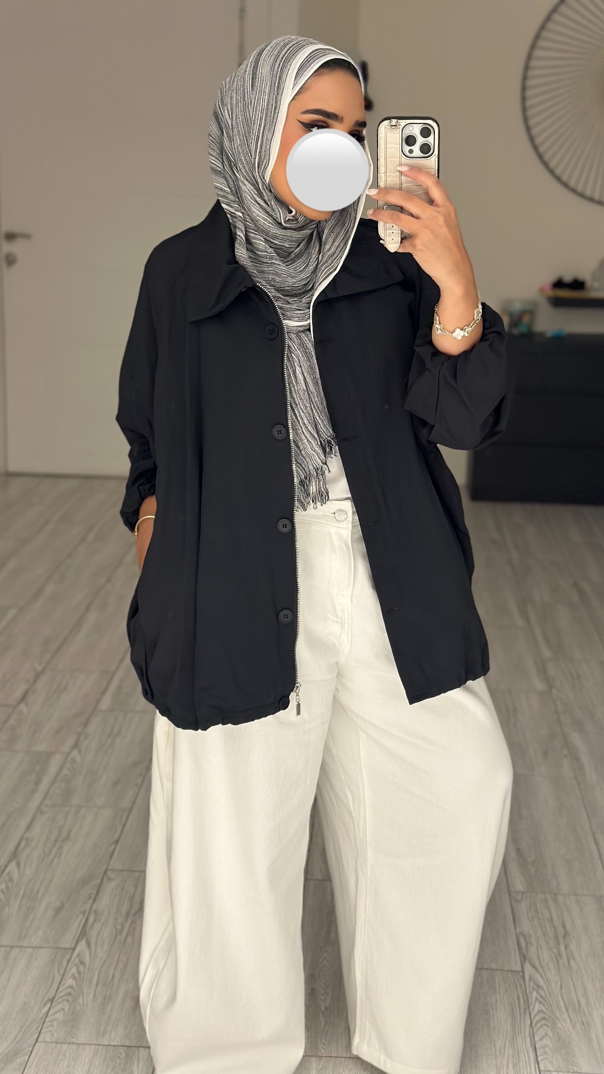 Soft edge jacket - Black - الصورة 5