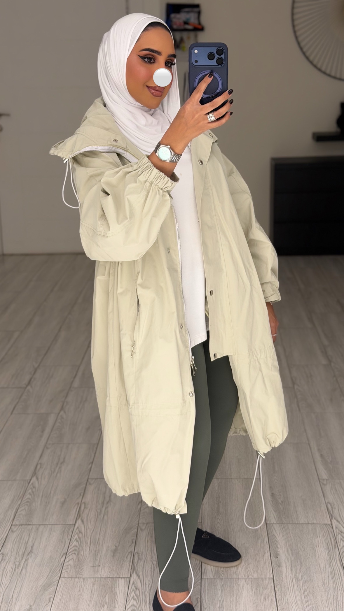 Trench coat - Milky Green